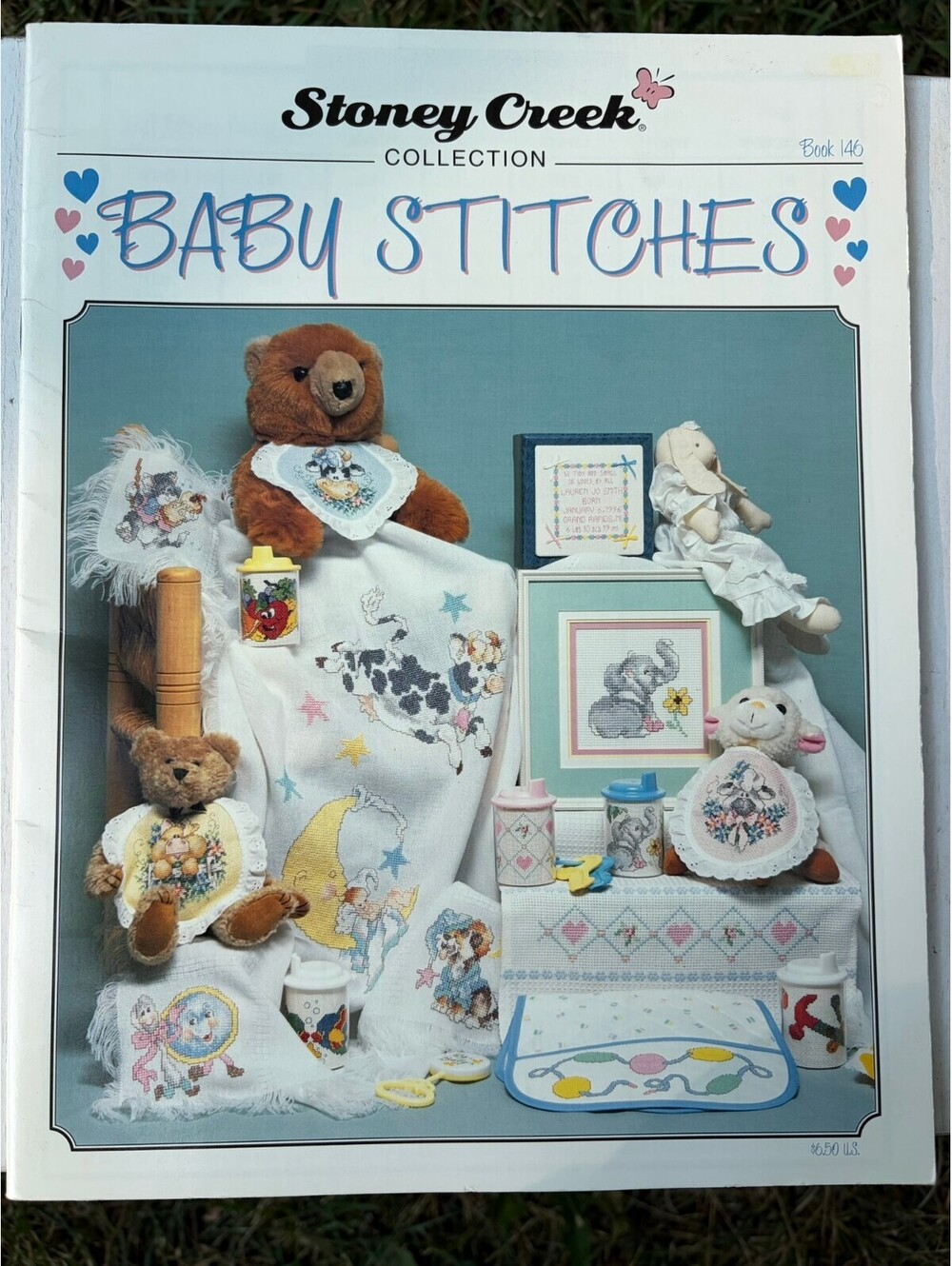 Vintage 1996 Stoney Creek Collection Baby Cross Stitch Pattern Book